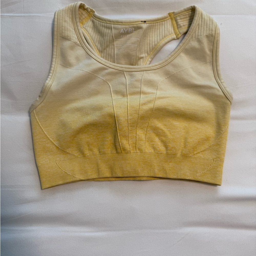 AYBL Women's Vibrant Yellow Sports Bra
